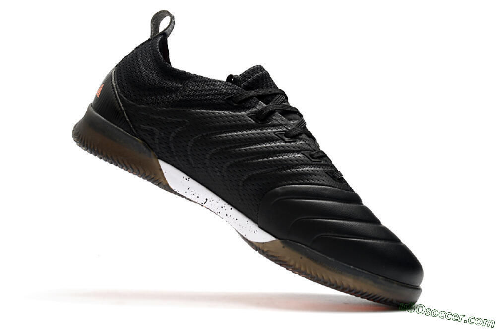 Adidas Copa Tango 20.1 IC Indoor & Futsal Soccer Shoes - Black/Orange 4