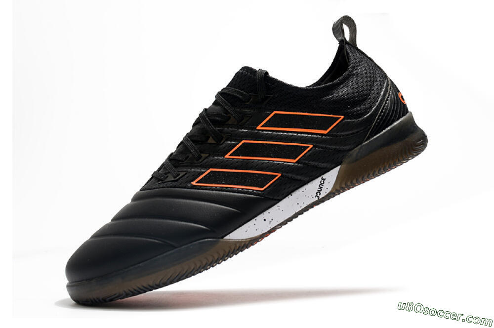 Adidas Copa Tango 20.1 IC Indoor & Futsal Soccer Shoes - Black/Orange 5
