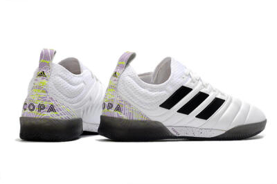 Adidas Copa Tango 20.1 IC Indoor & Futsal Soccer Shoes - White/Black/Purple