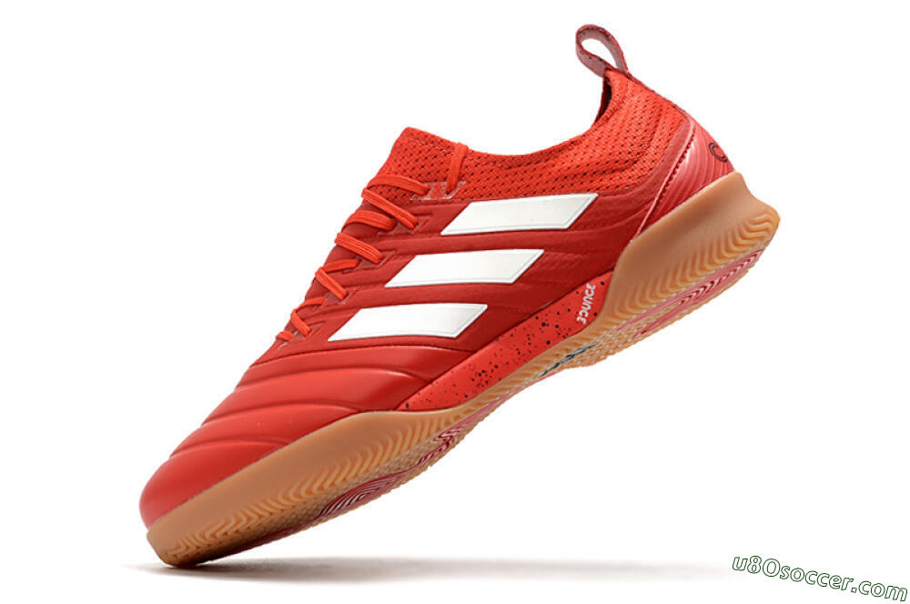 Adidas Copa Tango 20.1 IC Indoor & Futsal Soccer Shoes - Red/White 5