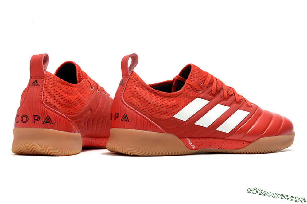 Adidas Copa Tango 20.1 IC Indoor & Futsal Soccer Shoes - Red/White 6