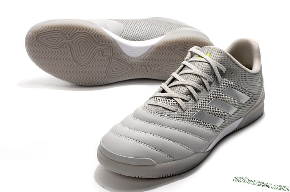 Adidas Copa Tango 20.1 IC Indoor & Futsal Soccer Shoes - Grey/White 3