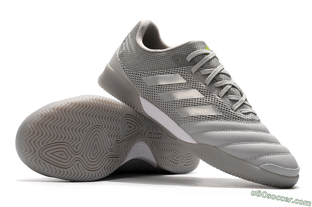 Adidas Copa Tango 20.1 IC Indoor & Futsal Soccer Shoes - Grey/White 4