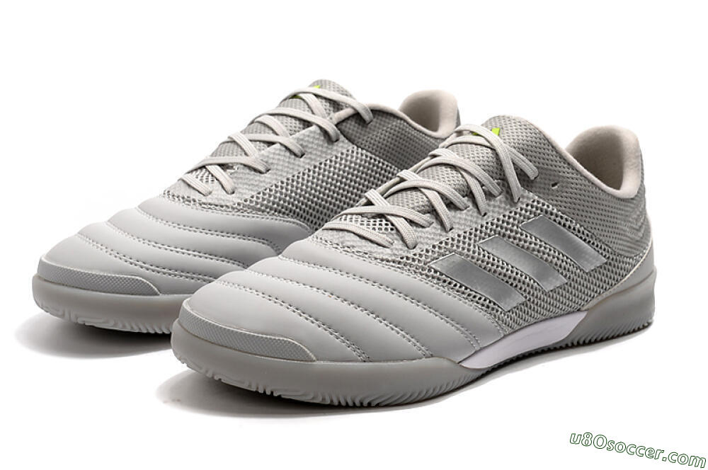Adidas Copa Tango 20.1 IC Indoor & Futsal Soccer Shoes - Grey/White 5