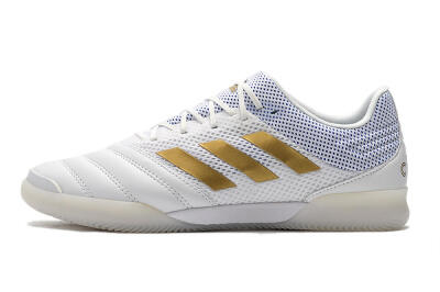 Adidas Copa Tango 20.1 IC Indoor & Futsal Soccer Shoes - White/Gold/Blue