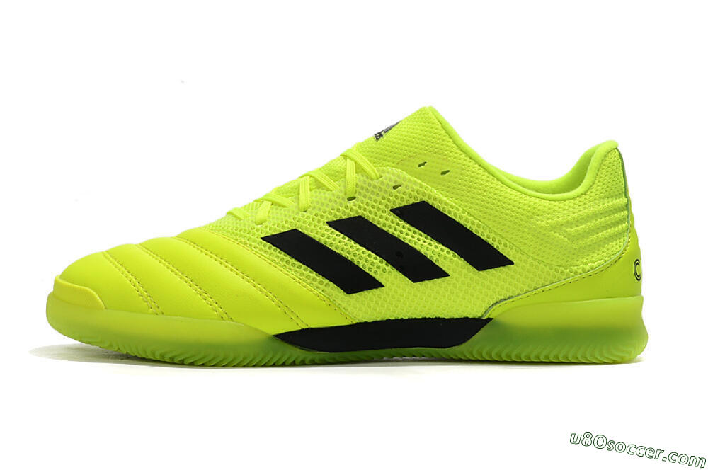 Adidas Copa Tango 20.1 IC Indoor & Futsal Soccer Shoes - Yellow/Black 2