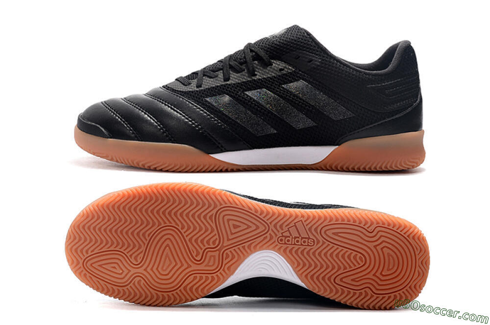 Adidas Copa Tango 20.1 IC Indoor & Futsal Soccer Shoes - Black/White/Brown 0