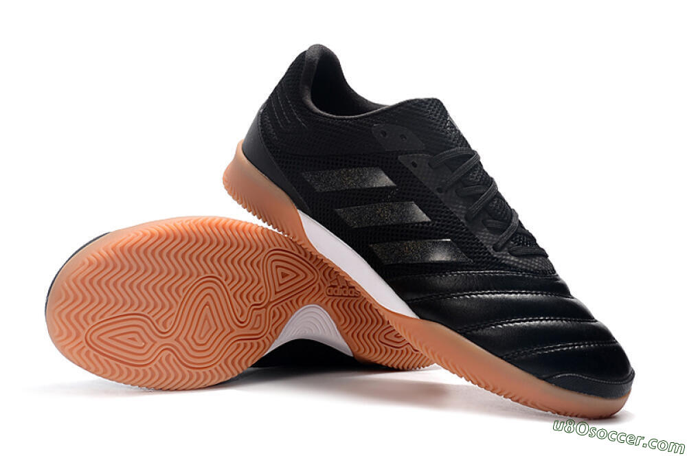 Adidas Copa Tango 20.1 IC Indoor & Futsal Soccer Shoes - Black/White/Brown 6