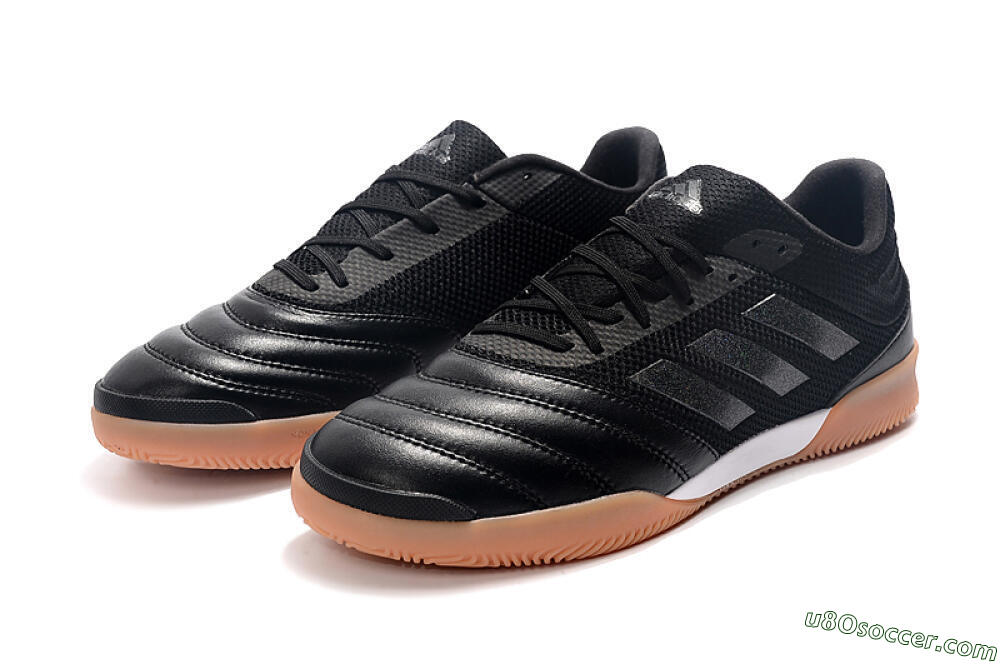 Adidas Copa Tango 20.1 IC Indoor & Futsal Soccer Shoes - Black/White/Brown 7