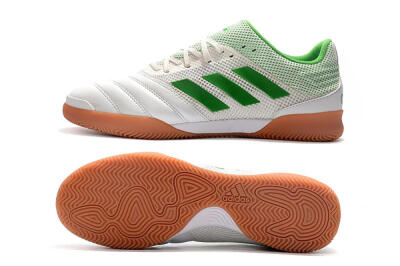 Adidas Copa Tango 20.1 IC Indoor & Futsal Soccer Shoes - White/Green/Brown