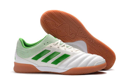 Adidas Copa Tango 20.1 IC Indoor & Futsal Soccer Shoes - White/Green/Brown
