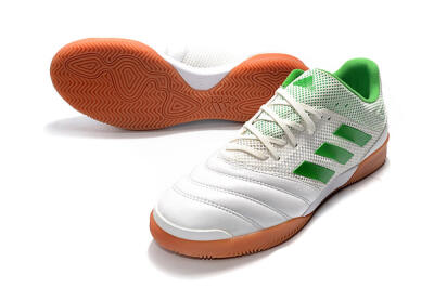 Adidas Copa Tango 20.1 IC Indoor & Futsal Soccer Shoes - White/Green/Brown