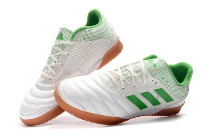 Adidas Copa Tango 20.1 IC Indoor & Futsal Soccer Shoes - White/Green/Brown