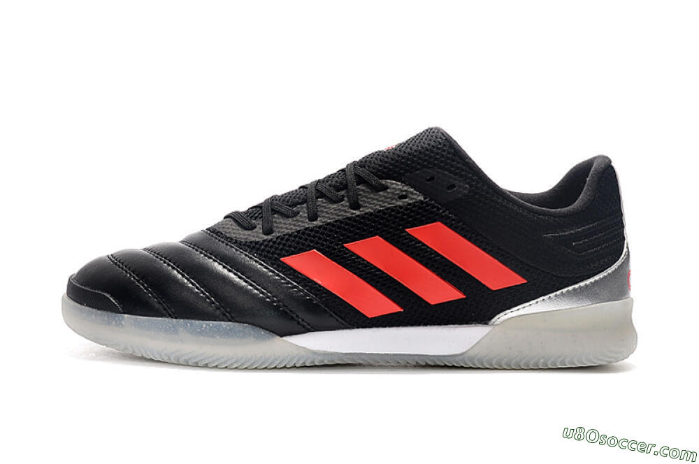 Adidas Copa Tango 20.1 IC Indoor & Futsal Soccer Shoes - Black/Red/White 2