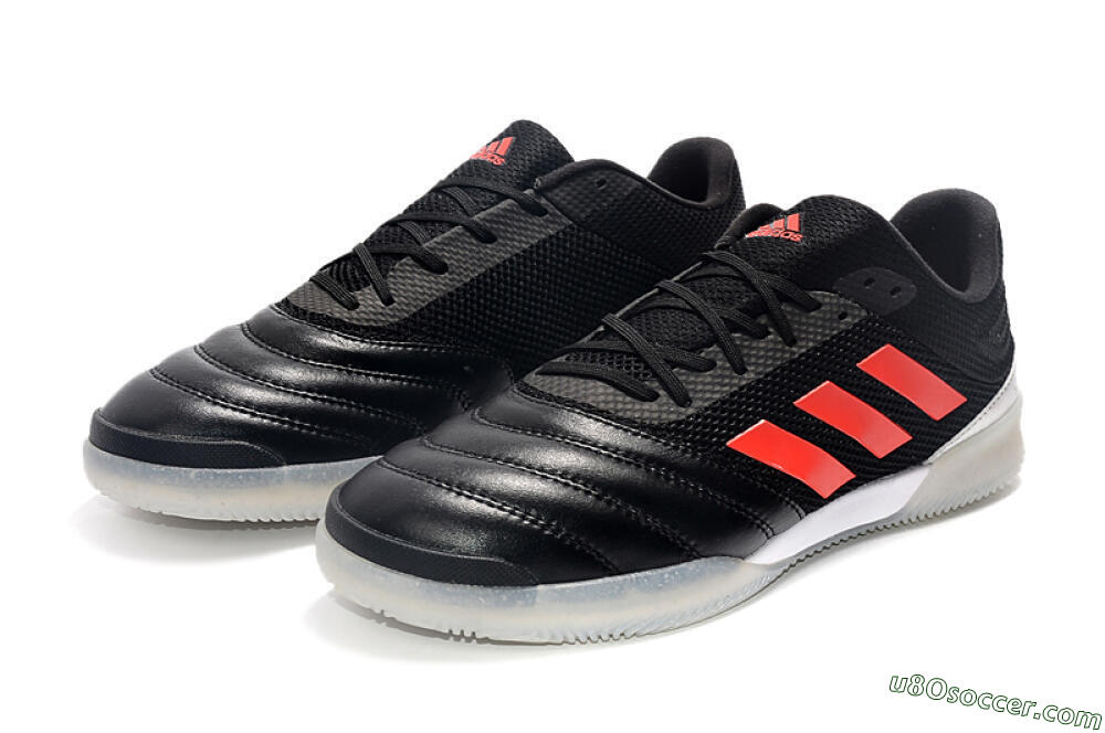 Adidas Copa Tango 20.1 IC Indoor & Futsal Soccer Shoes - Black/Red/White 5