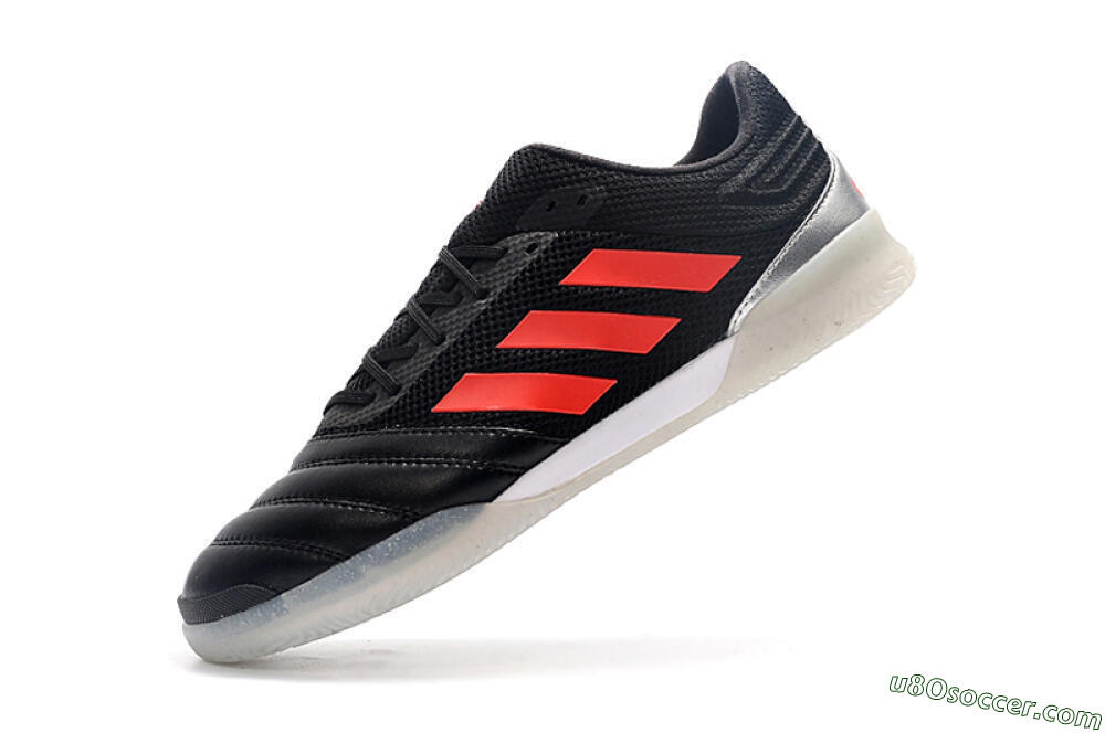 Adidas Copa Tango 20.1 IC Indoor & Futsal Soccer Shoes - Black/Red/White 8