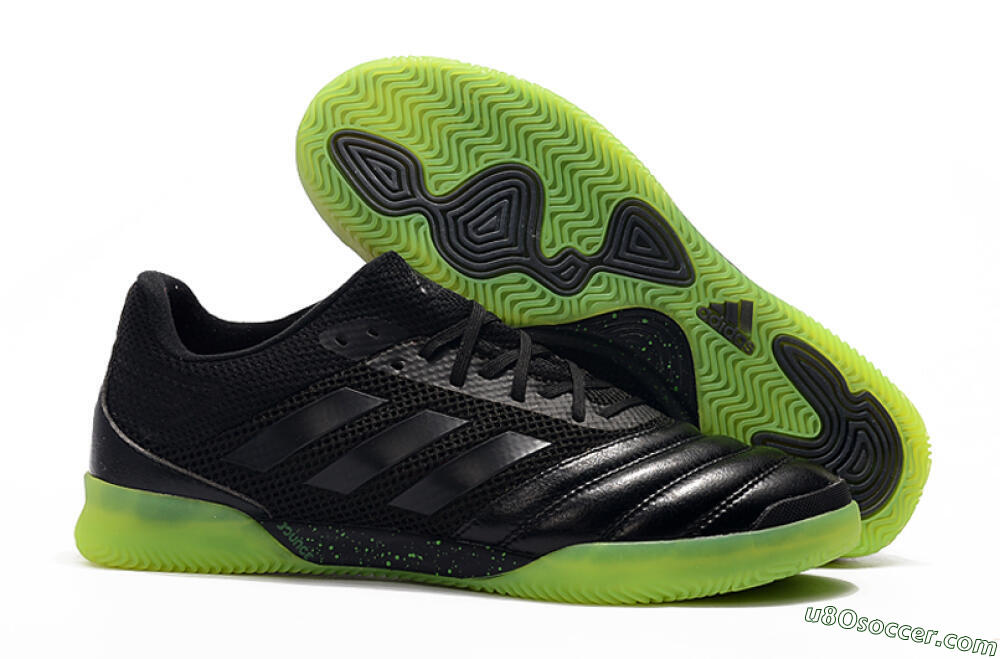 Adidas Copa Tango 20.1 IC Indoor & Futsal Soccer Shoes - Black/Yellow 1