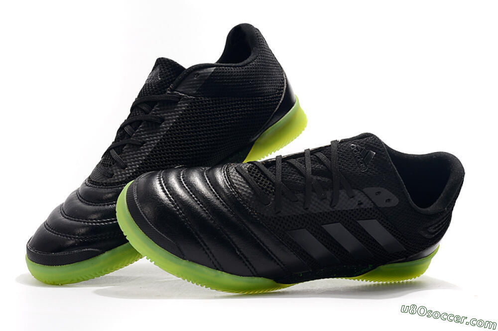 Adidas Copa Tango 20.1 IC Indoor & Futsal Soccer Shoes - Black/Yellow 6
