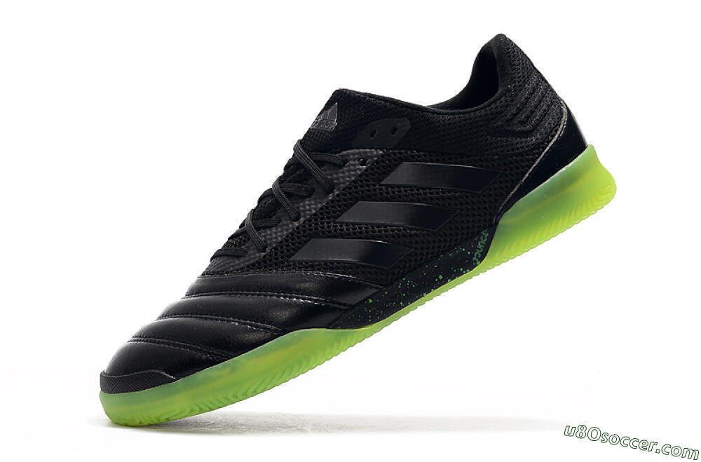 Adidas Copa Tango 20.1 IC Indoor & Futsal Soccer Shoes - Black/Yellow 8