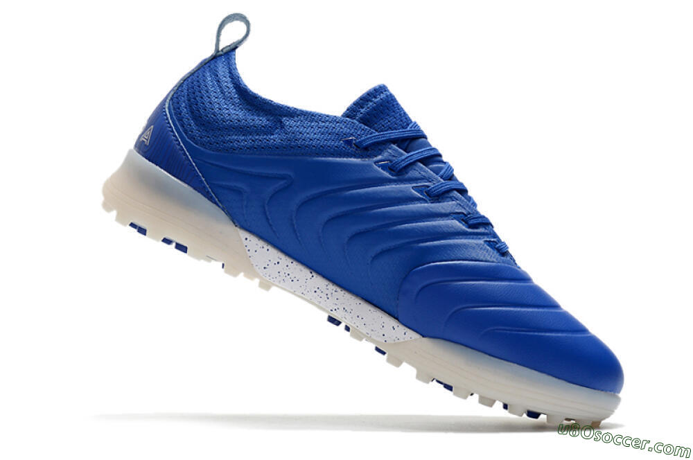 Adidas Copa Tango 20.1 TF Artificial Turf Soccer Shoes - Blue/Silver 4
