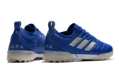 Adidas Copa Tango 20.1 TF Artificial Turf Soccer Shoes - Blue/Silver