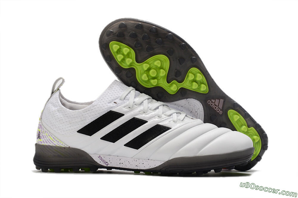 Adidas Copa Tango 20.1 TF Artificial Turf Soccer Shoes - White/Black 1