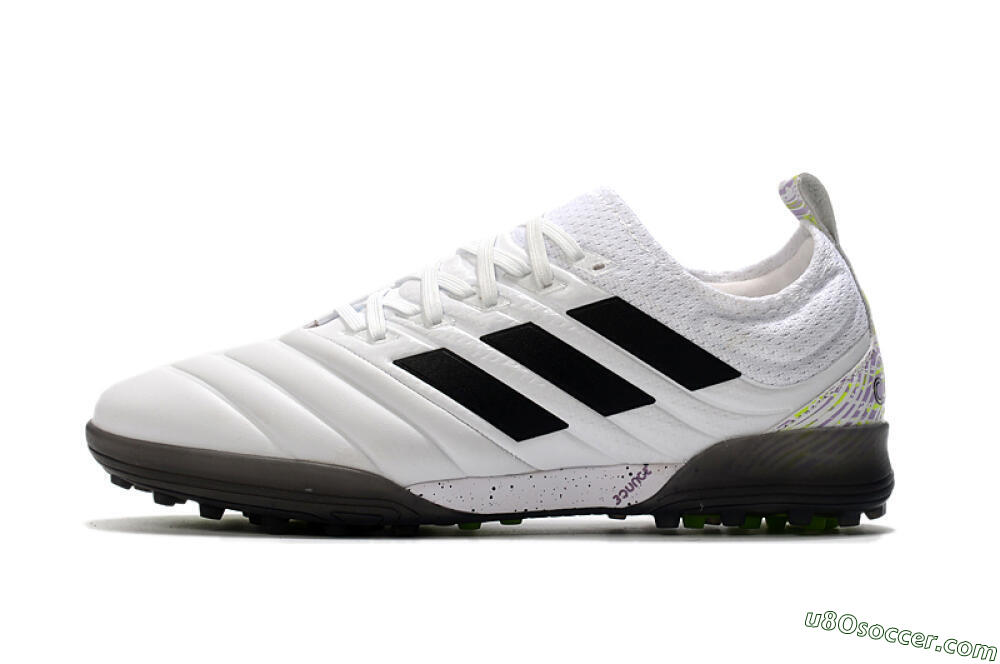 Adidas Copa Tango 20.1 TF Artificial Turf Soccer Shoes - White/Black 2