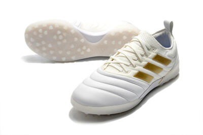Adidas Copa Tango 20.1 TF Artificial Turf Soccer Shoes - White/Beige/Gold