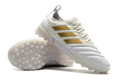 Adidas Copa Tango 20.1 TF Artificial Turf Soccer Shoes - White/Beige/Gold