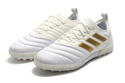 Adidas Copa Tango 20.1 TF Artificial Turf Soccer Shoes - White/Beige/Gold