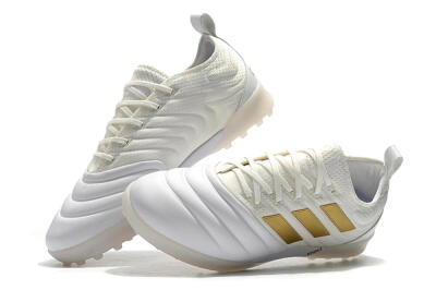 Adidas Copa Tango 20.1 TF Artificial Turf Soccer Shoes - White/Beige/Gold