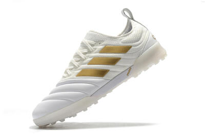 Adidas Copa Tango 20.1 TF Artificial Turf Soccer Shoes - White/Beige/Gold