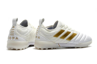 Adidas Copa Tango 20.1 TF Artificial Turf Soccer Shoes - White/Beige/Gold