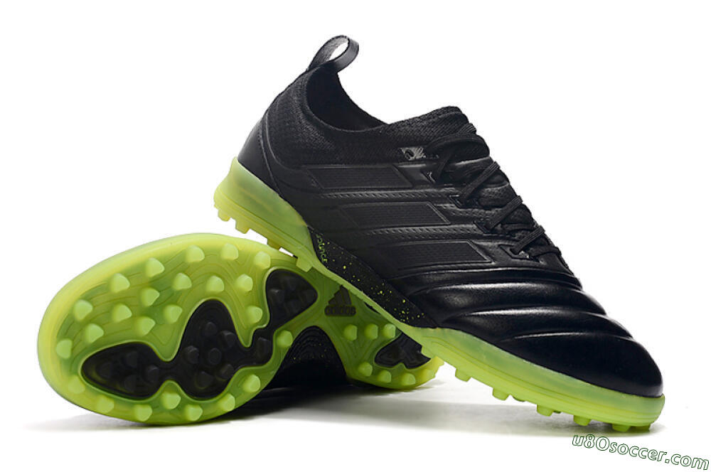 Adidas Copa Tango 20.1 TF Artificial Turf Soccer Shoes - Black/Yellow 4