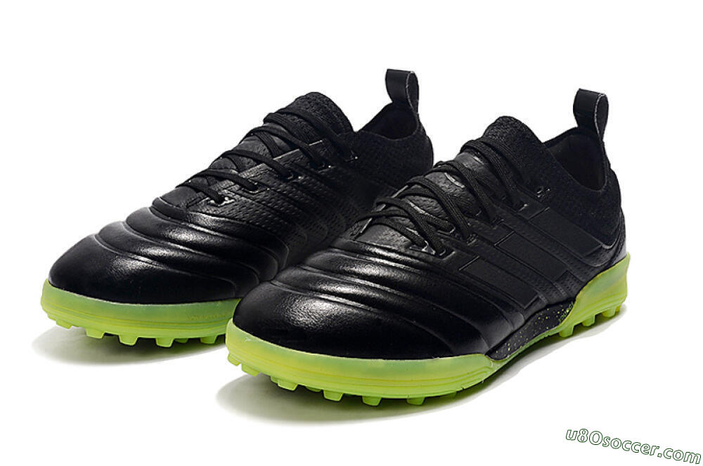 Adidas Copa Tango 20.1 TF Artificial Turf Soccer Shoes - Black/Yellow 5