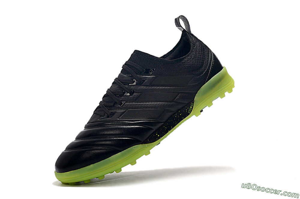 Adidas Copa Tango 20.1 TF Artificial Turf Soccer Shoes - Black/Yellow 8
