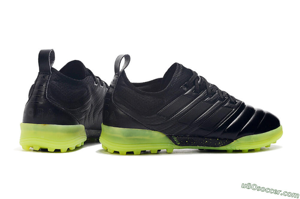 Adidas Copa Tango 20.1 TF Artificial Turf Soccer Shoes - Black/Yellow 9
