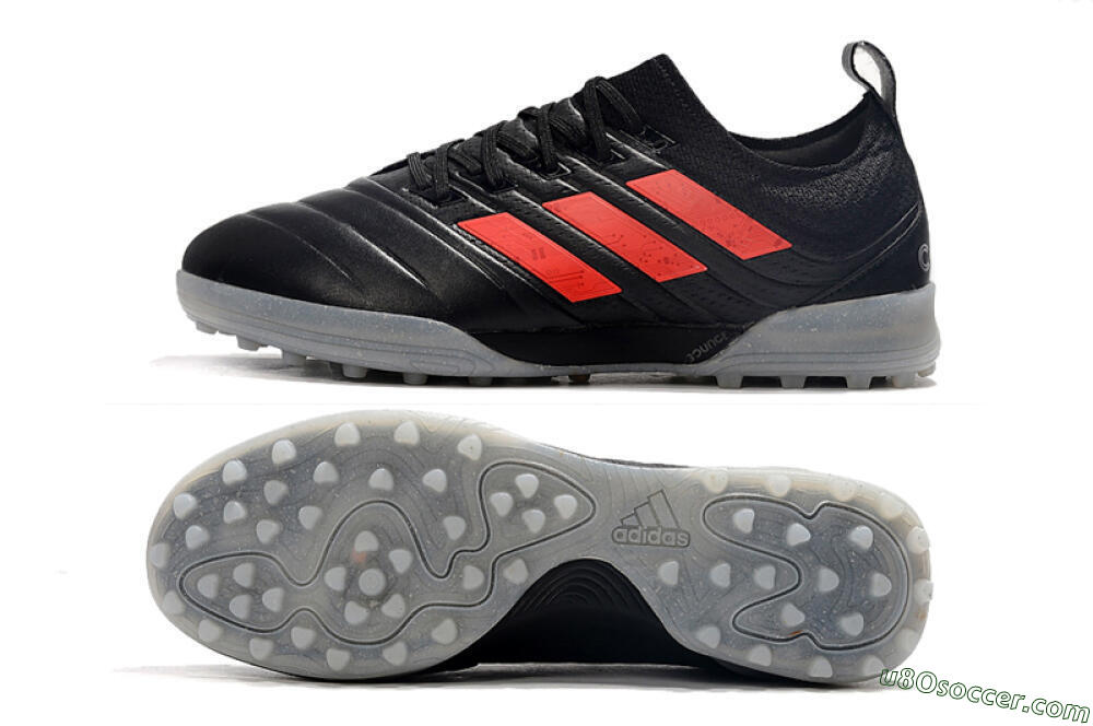Adidas Copa Tango 20.1 TF Artificial Turf Soccer Shoes - Black/Red 0