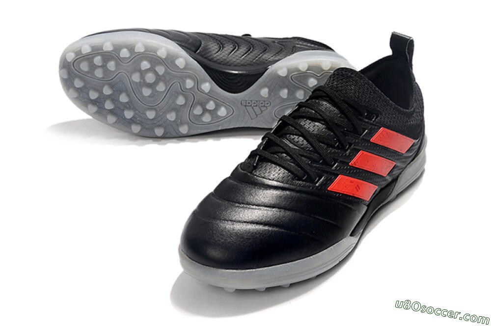 Adidas Copa Tango 20.1 TF Artificial Turf Soccer Shoes - Black/Red 3