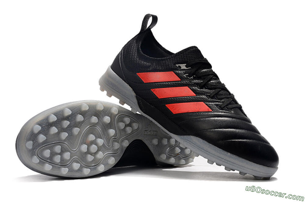 Adidas Copa Tango 20.1 TF Artificial Turf Soccer Shoes - Black/Red 4