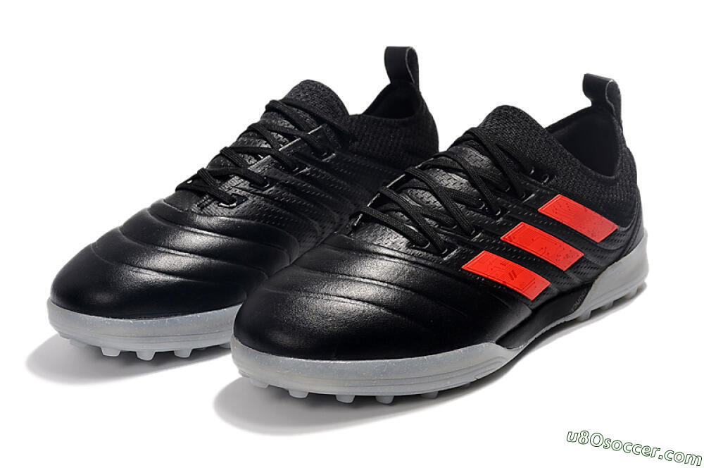 Adidas Copa Tango 20.1 TF Artificial Turf Soccer Shoes - Black/Red 5
