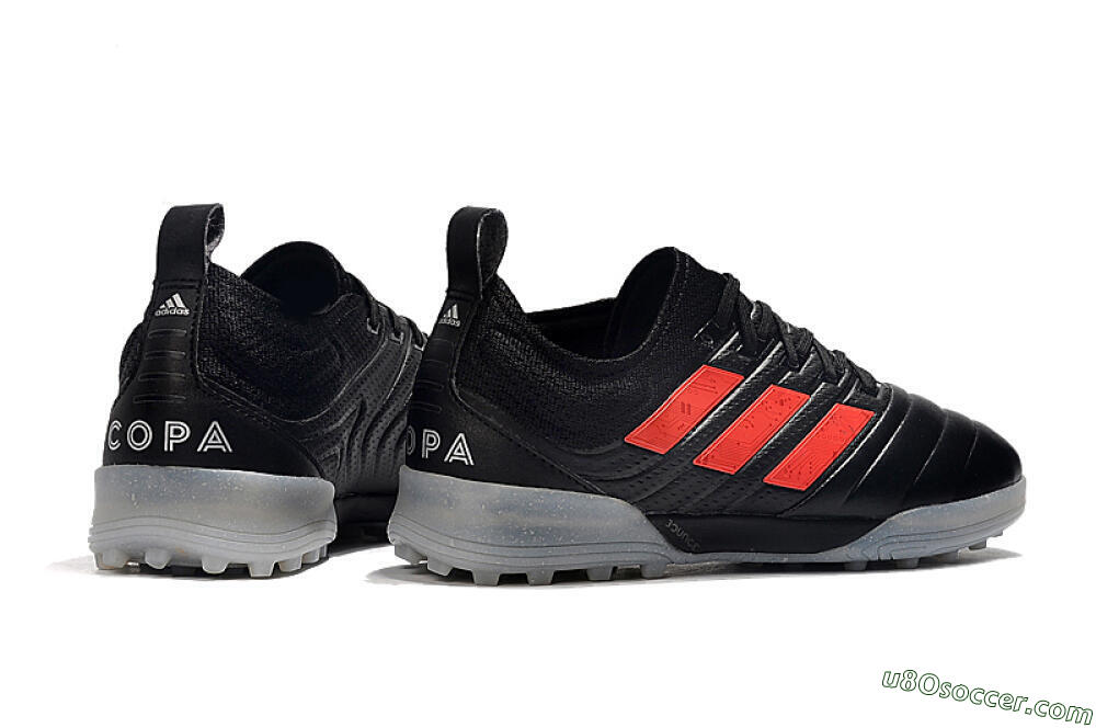 Adidas Copa Tango 20.1 TF Artificial Turf Soccer Shoes - Black/Red 9
