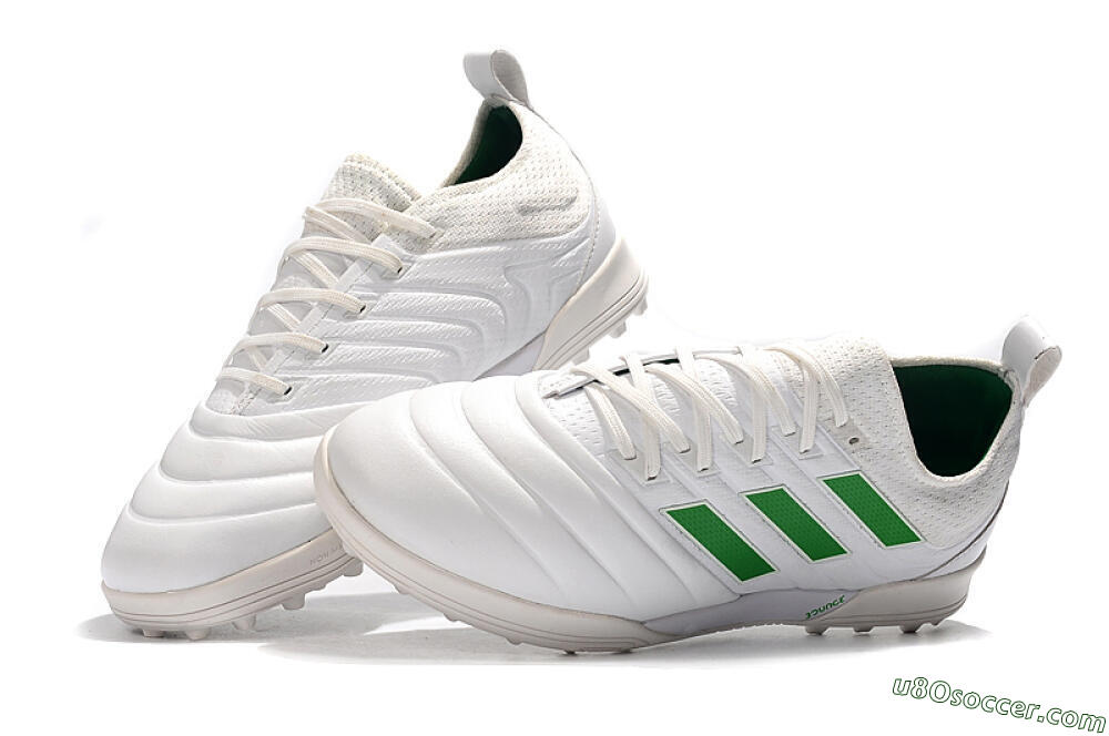 Adidas Copa Tango 20.1 TF Artificial Turf Soccer Shoes - White/Green 6