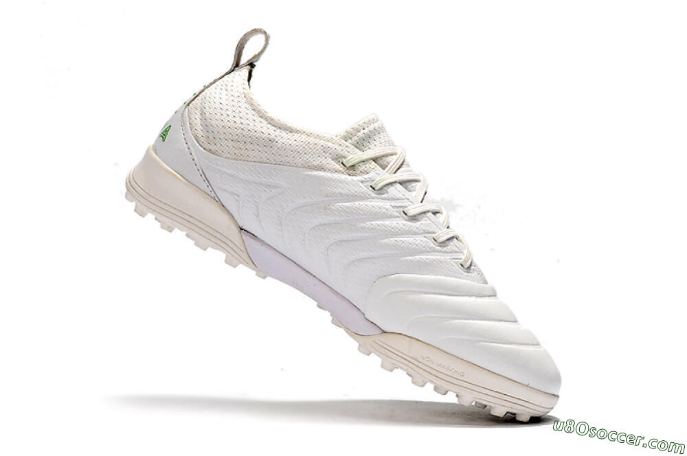 Adidas Copa Tango 20.1 TF Artificial Turf Soccer Shoes - White/Green 7