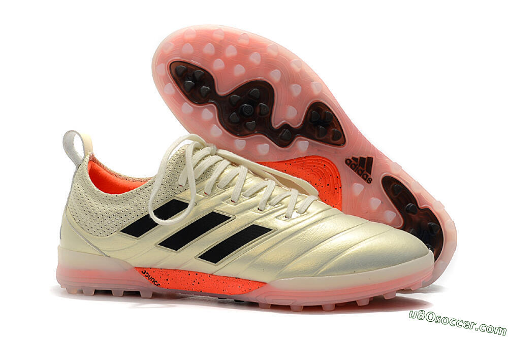 Adidas Copa Tango 20.1 TF Artificial Turf Soccer Shoes - Beige/Black/Red 1