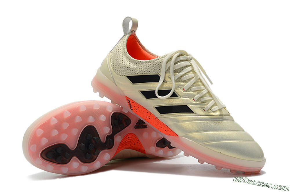 Adidas Copa Tango 20.1 TF Artificial Turf Soccer Shoes - Beige/Black/Red 4