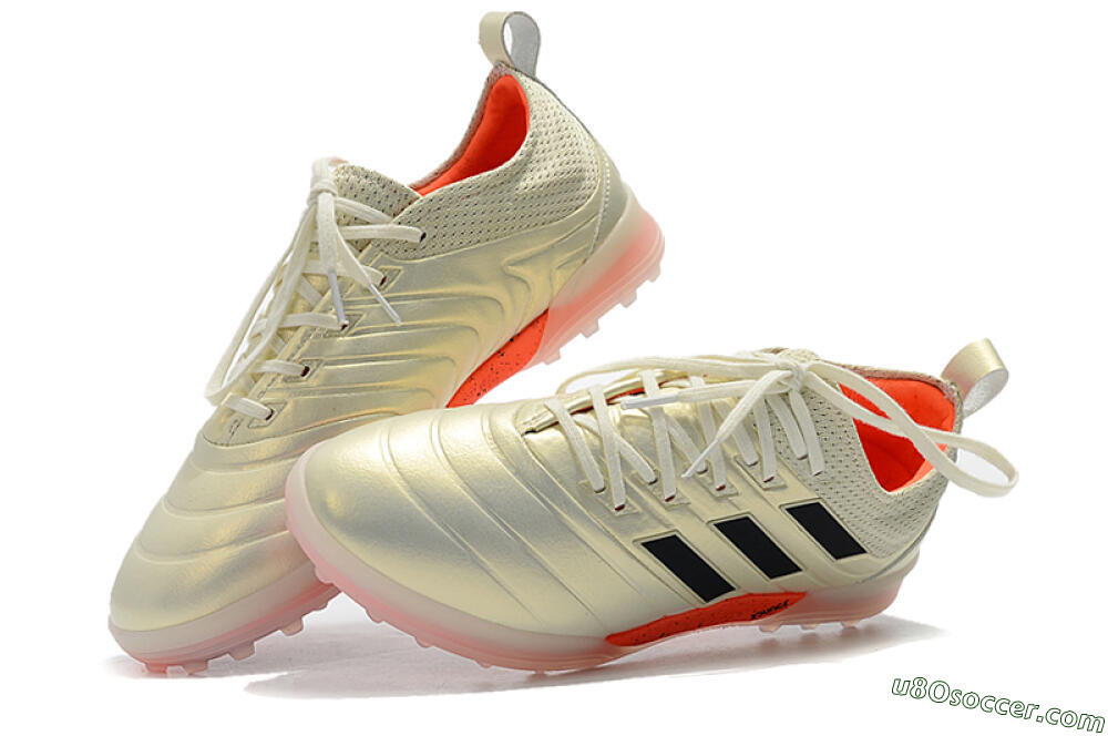 Adidas Copa Tango 20.1 TF Artificial Turf Soccer Shoes - Beige/Black/Red 6