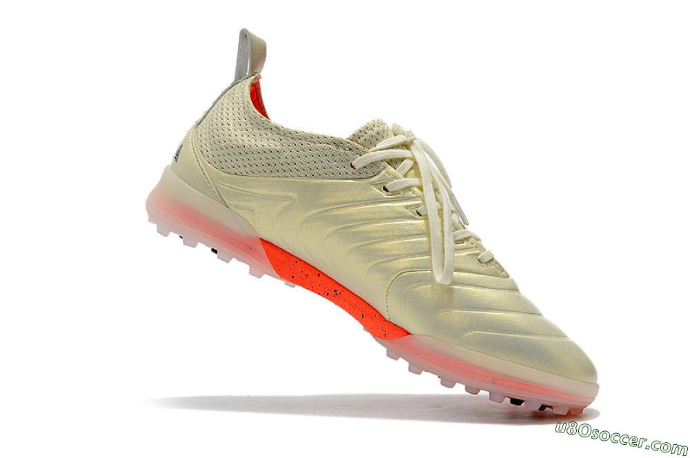 Adidas Copa Tango 20.1 TF Artificial Turf Soccer Shoes - Beige/Black/Red 7