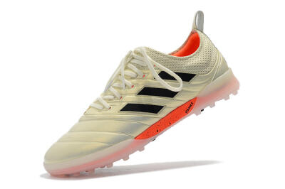 Adidas Copa Tango 20.1 TF Artificial Turf Soccer Shoes - Beige/Black/Red