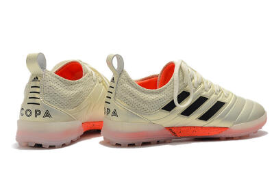 Adidas Copa Tango 20.1 TF Artificial Turf Soccer Shoes - Beige/Black/Red
